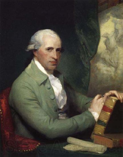 Benjamin West As painted by Gilbert Stuart, France oil painting art